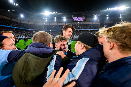 Malmö FFs Hugo Bolin jublar