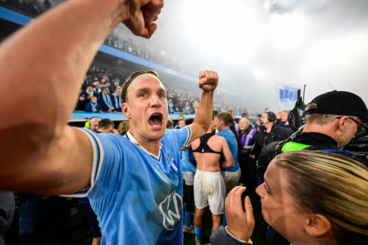 Malmö FFs Erik Botheim jublar