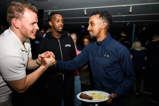 Malmö FFs Taha Ali på guldbanketten