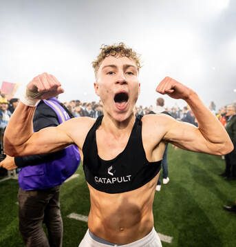 Malmö FFs Hugo Bolin jublar