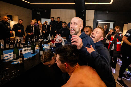 Malmö FFs tränare Henrik Rydström och Anders