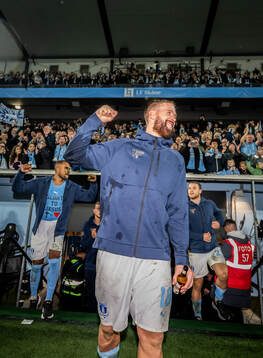 Malmö FFs Pontus Jansson jublar