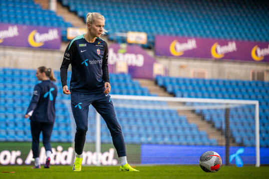 Ada Hegerberg of the Norwegian women's national football