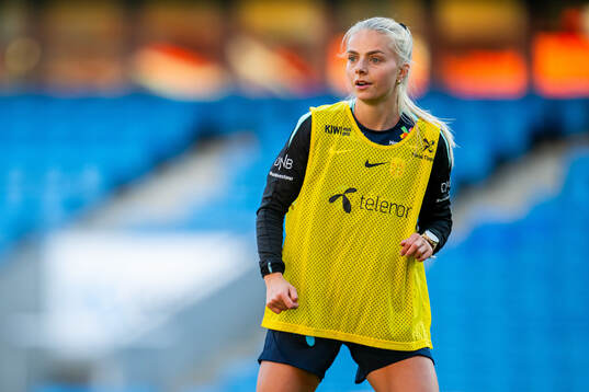 Emilie Woldvik of the Norwegian women's national football