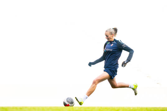 Frida Maanum of the Norwegian women's national football team