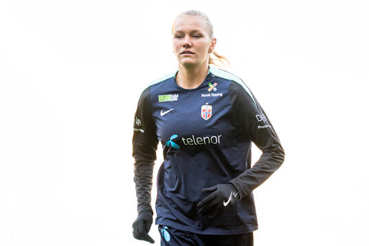 Frida Maanum of the Norwegian women's national football team