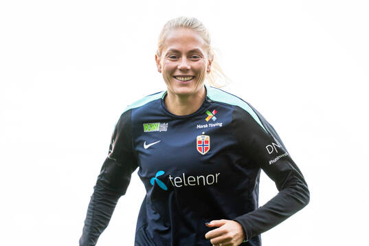 Guro Bergsvand of the Norwegian women's national football