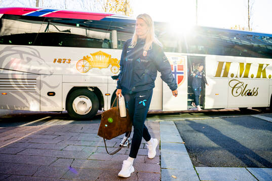 Ada Hegerberg of the Norwegian women's national football