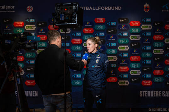 Gemma Grainger, head coach of the Norwegian women's
