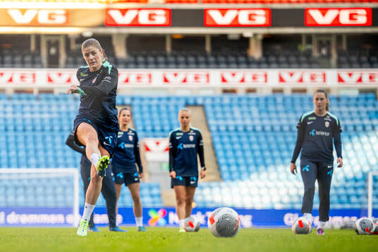 Maren Mjelde of the Norwegian women's national football team