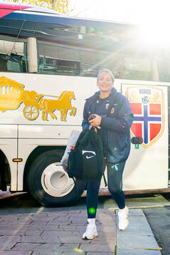 Guro Bergsvand of the Norwegian women's national football