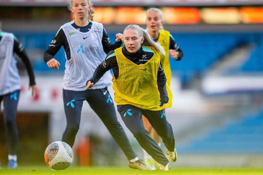 Thea Bjelde of the Norwegian women's national football team