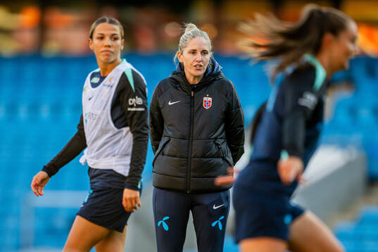 Gemma Grainger, head coach of the Norwegian women's