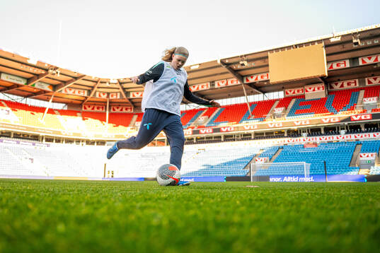 Signe Gaupset of the Norwegian women's national football