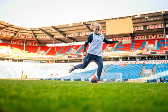 Justine Kielland of the Norwegian women's national football