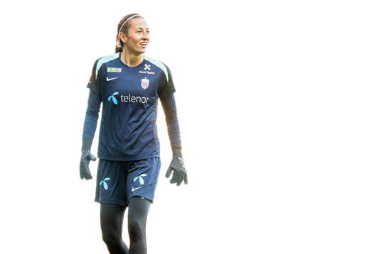 Goalkeeper Cecilie Fiskerstrand of the Norwegian women's