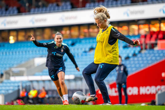 Justine Kielland of the Norwegian women's national football
