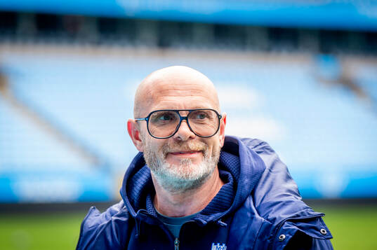 Magnus Olsson, ansvarig för fotbollsplanen