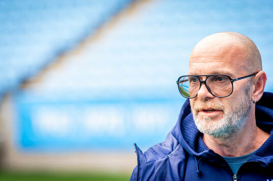 Magnus Olsson, ansvarig för fotbollsplanen