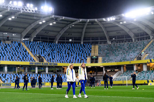 Amanda Nildén and Linda Sembrant of Sweden