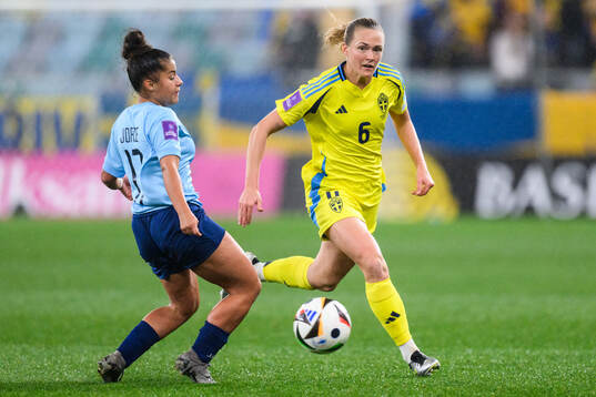 Caroline Jorge of Luxembourg and Magdalena Eriksson of