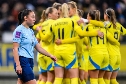 Leila Schmit of Luxembourg looks dejected