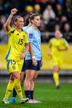 Julia Zigiotti Olme of Sweden celebrates