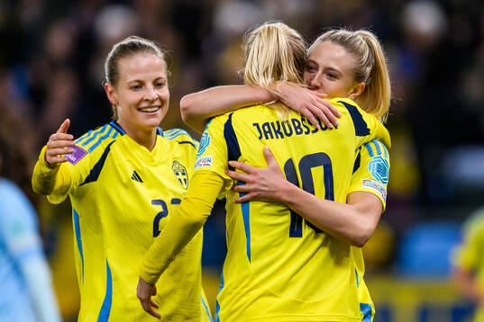 Anna Anvegård, Sofia Jakobsson and Rebecka Blomqvist of