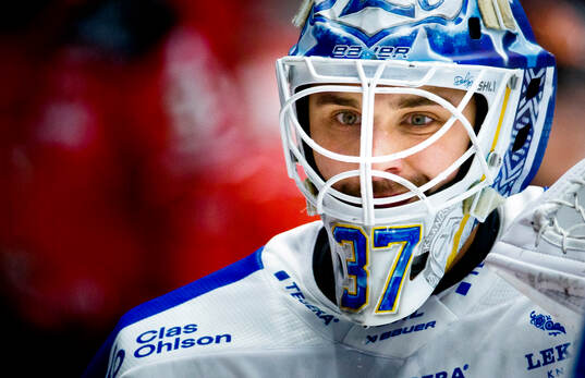 Leksands målvakt Jakob Hellsten