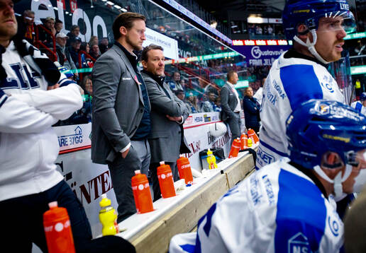 Leksands tränare Charles Berglund