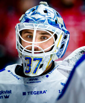Leksands målvakt Jakob Hellsten