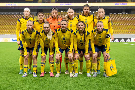 The starting eleven of Sweden