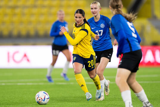 Filippa Sjöström of Sweden and Marie Kala of Estonia