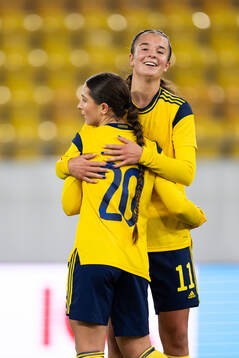 Filippa Sjöström and Thelma Person Welin of Sweden