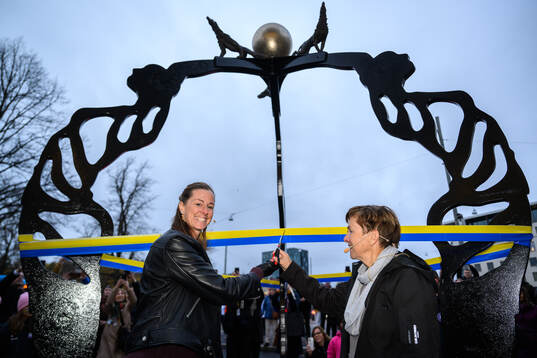 Annette Börjesson och Lotta Schelin