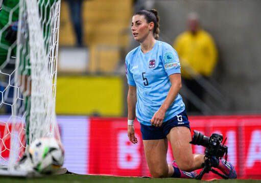Emma Kremer of Luxembourg looks dejected