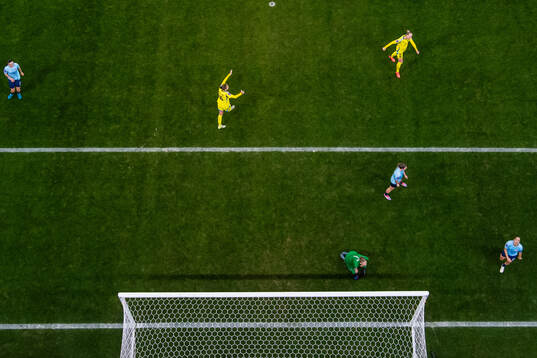 Stina Blackstenius of Sweden celebrates