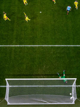 Filippa Angeldahl of Sweden celebrates with Johanna Rytting