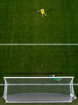 Filippa Angeldahl of Sweden scores 3-0 behind goalkeeper