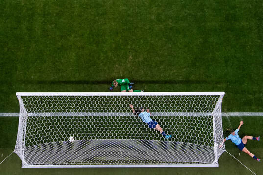 Johanna Rytting Kaneryd of Sweden (not pictured) scores 2-0