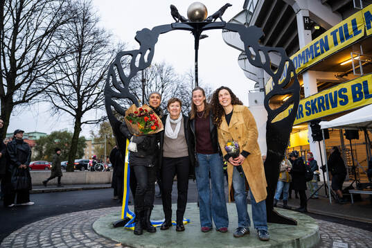 Konstnär Camilla Akraka, Annette Börjesson, Lotta Schelin