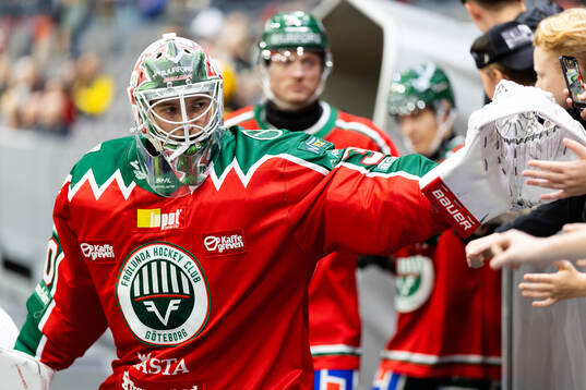 Frölundas målvakt Tobias Normann