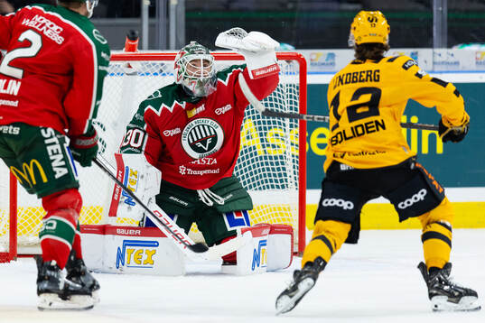 Frölundas målvakt Tobias Normann
