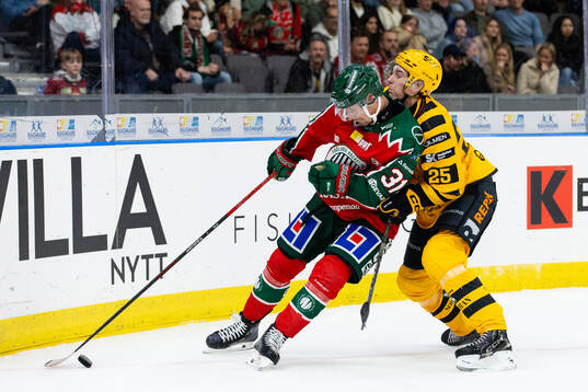 Frölundas Nicklas Lasu och Skellefteås Pontus Johansson
