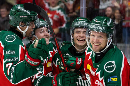 Frölundas Isac Born jublar