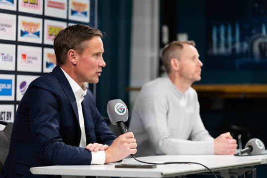 Frölundas tränare Roger Rönnberg och Skellefteås