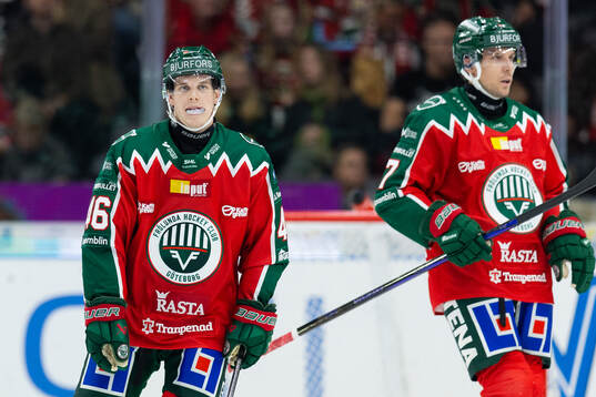Frölundas Dominik Egli och Henrik Tömmernes