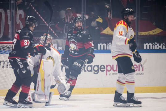 Malmö Redhawks Robin Hanzl jublar