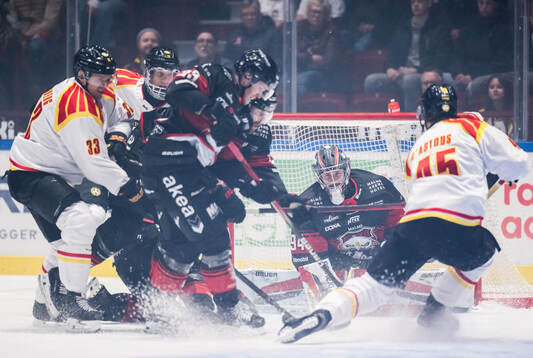 Malmö Redhawks målvakt Marek Langhamer