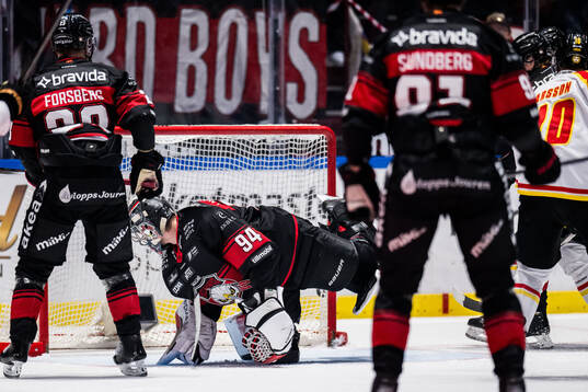 Malmö Redhawks målvakt Marek Langhamer